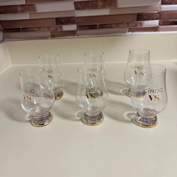 Ciroc VS glasses  set of  6 Brandy/cognac - Picture 1 of 5